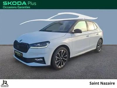 Blanc lune toit noir Occasion 2025 Skoda Fabia Berline | 23 490 € (Prix juste)