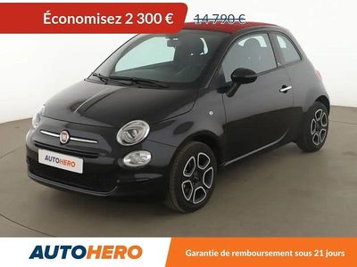 Noir Occasion 2022 Fiat 500C Club Cabriolet | 12 490 € (Bon prix)