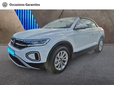 Occasion VW T-Roc Cabriolet Style 150 ch (110 kW) 2025 Noir intense nacrée, capote noire Cabriolet