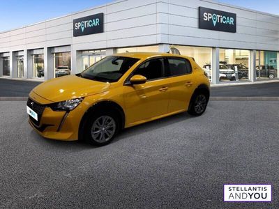 Jaune Occasion 2020 Peugeot e-208 Allure Citadine | 14 390 € (Prix juste)
