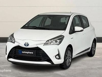Blanc Occasion 2018 Toyota Yaris Hybrid Berline | 14 799 € (Prix juste)