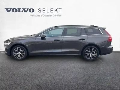 Occasion Volvo V60 163 ch (119 kW) 2024 Gris platinium metallisé Break
