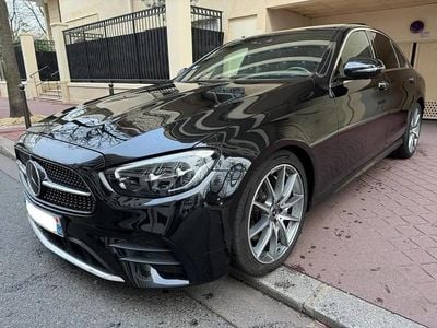 Noir Occasion 2022 Mercedes E220 AMG line Berline | 35 900 € (Prix assez cher)