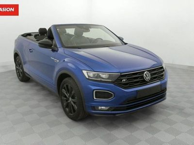 Bleu Occasion 2021 VW T-Roc Cabriolet R-line Cabriolet | 35 900 € (Prix cher)