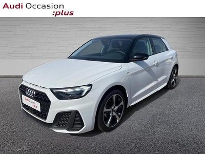 Nouvelle Audi A1 Sportback S-Line 116 ch (85 kW) 2025 Blanc glacier métallisé noir mythe métallisé Citadine