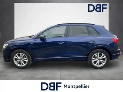 Bleu navarre métallisé Occasion 2025 Audi Q3 S-line plus SUV | 42 880 € (Prix juste)