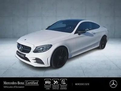 Blanc polaire Occasion 2023 Mercedes C220 AMG line Coupé | 37 890 € (Prix juste)
