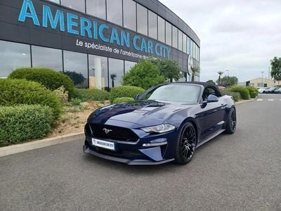 Bleu Occasion 2018 Ford Mustang GT Cabriolet | 47 990 € (Prix juste)