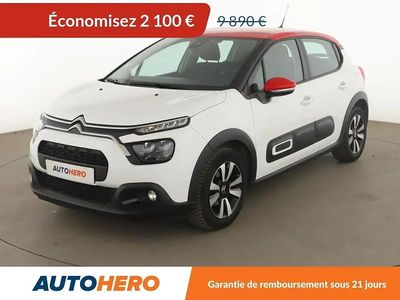 Blanc Occasion 2020 Citroën C3 PureTech Citadine | 7 790 € (Prix juste)