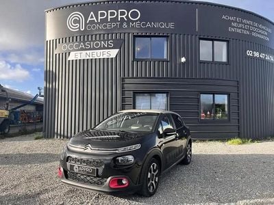 Noir Occasion 2019 Citroën C3 PureTech Berline | 8 990 € (Prix juste)