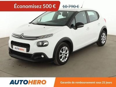 Blanc Occasion 2019 Citroën C3 Feel Citadine | 10 290 € (Prix juste)