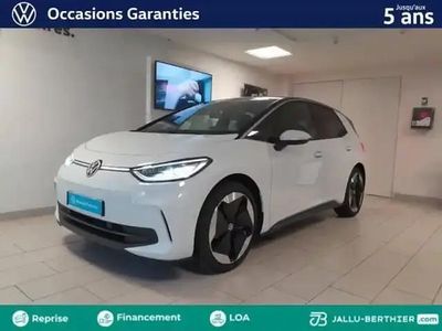 Blanc glacier métal/toit/hayon noir Occasion 2025 VW ID.3 Pro Citadine | 29 890 € (Bon prix)