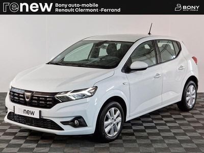 Blanc Occasion 2022 Dacia Sandero Comfort Citadine | 13 490 € (Prix juste)