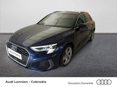Occasion Audi A3 Sportback e-tron S-Line 150 ch (110 kW) 2021 Bleu navarre métallisé Citadine