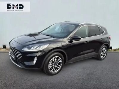 Noir agate métallisée Occasion 2020 Ford Kuga Titanium SUV | 24 290 € (Prix cher)
