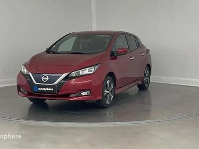 Rouge Occasion 2021 Nissan Leaf Tekna Citadine | 16 499 € (Prix juste)