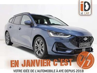 Bleu Occasion 2025 Ford Focus ST-Line Break | 23 990 € (Prix assez cher)