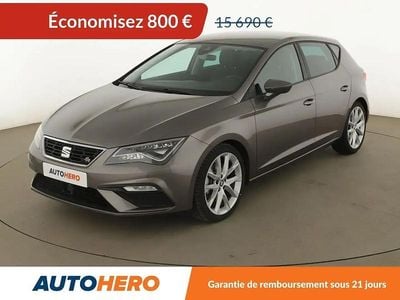 Gris Occasion 2017 Seat Leon FR Berline | 14 890 € (Bon prix)