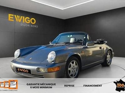 Gris Occasion 1990 Porsche 911 Carrera 4 Cabriolet | 69 990 €