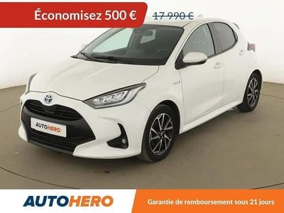 Blanc Occasion 2021 Toyota Yaris Hybrid Design Citadine | 17 490 € (Bon prix)
