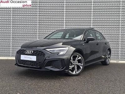 Noir mythe métallisé Occasion 2024 Audi A3 Sportback e-tron S-Line Citadine | 33 990 € (Bon prix)