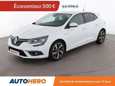 Blanc Occasion 2017 Renault Mégane IV Intens Berline | 13 490 € (Prix juste)
