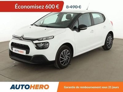 Blanc Occasion 2020 Citroën C3 Live Citadine | 7 890 € (Bon prix)