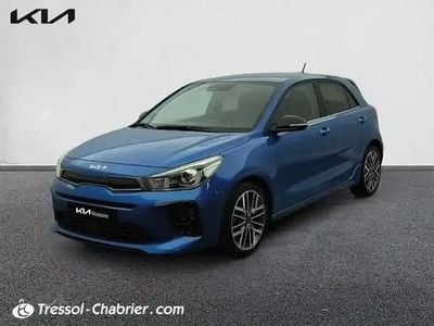 Occasion Kia Rio GT-Line 100 ch (73 kW) 2022 Sporty blue Berline