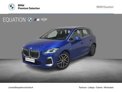 Bleu Occasion 2022 BMW 218 M Sport Monospace | 33 500 € (Prix assez cher)