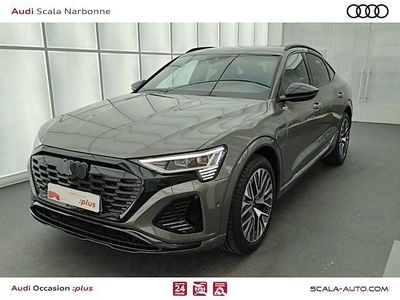 Gris chronos métallisé Occasion 2024 Audi Q8 Sportback e-tron S-Line SUV | 79 990 € (Prix assez cher)