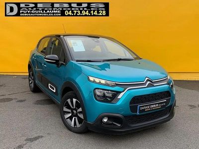 Bleu Occasion 2021 Citroën C3 Feel Citadine | 11 990 € (Prix assez cher)