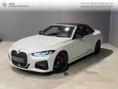 Blanc Occasion 2021 BMW 420 M Sport Cabriolet | 42 900 € (Prix assez cher)