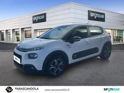 Blanc banquise noir onyx Occasion 2020 Citroën C3 PureTech Berline | 9 990 € (Prix juste)