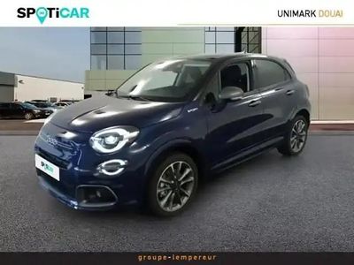 Bleu venezia métallisé Occasion 2023 Fiat 500X Sport SUV | 21 990 € (Prix assez cher)