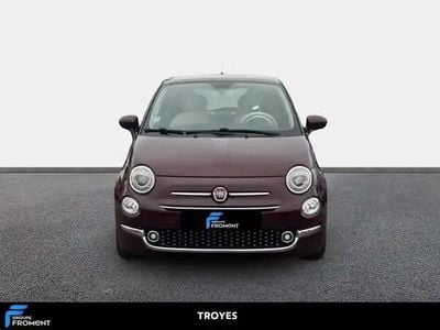 Rouge fonce Occasion 2019 Fiat 500 Lounge Berline | 10 590 € (Prix juste)