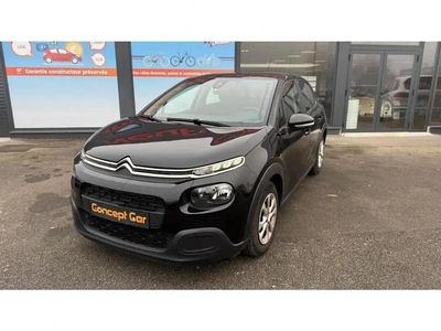Noir Occasion 2019 Citroën C3 Feel Citadine | 11 990 € (Prix assez cher)