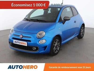 Bleu Occasion 2019 Fiat 500 S Citadine | 7 890 € (Bon prix)
