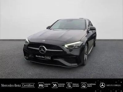 Noir obsidienne métallisé Occasion 2023 Mercedes C200 AMG line Berline | 39 480 € (Prix assez cher)