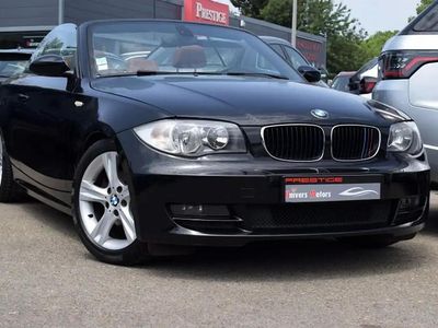 Noir Occasion 2008 BMW 120 Cabriolet Comfort Edition Cabriolet | 12 400 €