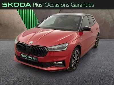 Rouge velvet métallisé premium Occasion 2025 Skoda Fabia Monte Carlo Berline | 23 490 € (Prix cher)