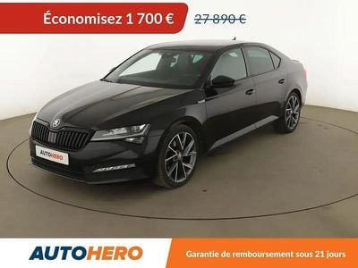 Noir Occasion 2021 Skoda Superb SportLine Berline | 26 190 € (Prix assez cher)
