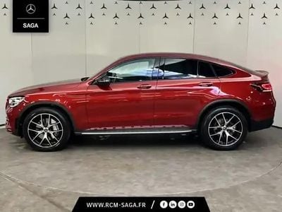 Rouge foncé Occasion 2023 Mercedes GLC220 AMG line Coupé | 59 900 € (Bon prix)