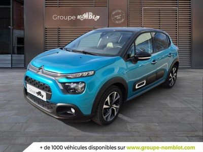 Bleu Occasion 2022 Citroën C3 PureTech Citadine | 11 890 € (Prix juste)