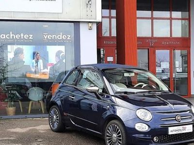 Bleu Occasion 2017 Fiat 500 Riva Cabriolet | 11 290 € (Prix juste)