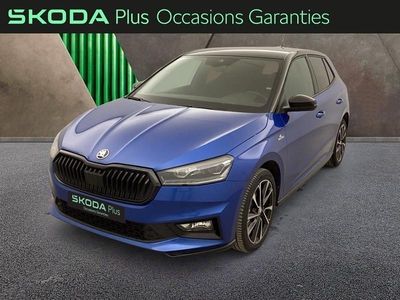 Bleu racing métallisé Occasion 2025 Skoda Fabia Monte Carlo Berline | 25 190 € (Prix assez cher)