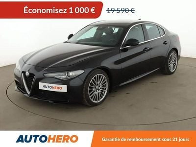 Noir Occasion 2016 Alfa Romeo Giulia Super Berline | 18 590 € (Prix assez cher)