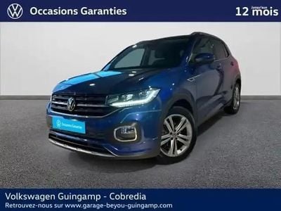 Bleu récif métallisée Occasion 2023 VW T-Cross R-line SUV | 21 890 € (Prix juste)