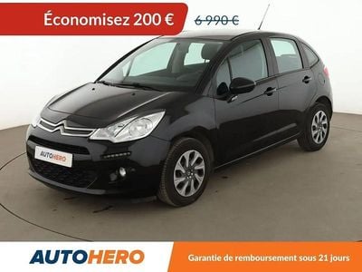 Noir Occasion 2015 Citroën C3 Comfort Citadine | 6 790 € (Prix juste)