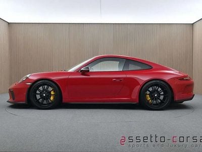 Rouge Occasion 2018 Porsche 911 GT3 Coupé | 184 900 € (Prix assez cher)