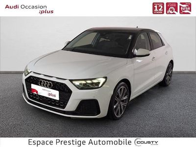 Occasion Audi A1 Sportback Design 116 ch (85 kW) 2025 Blanc glacier métallisé noir mythe métallisé Citadine